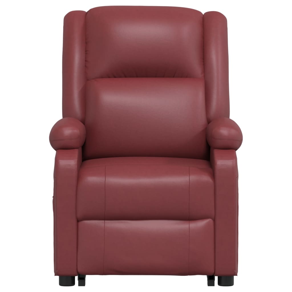 Fauteuil de massage Rouge bordeaux Similicuir