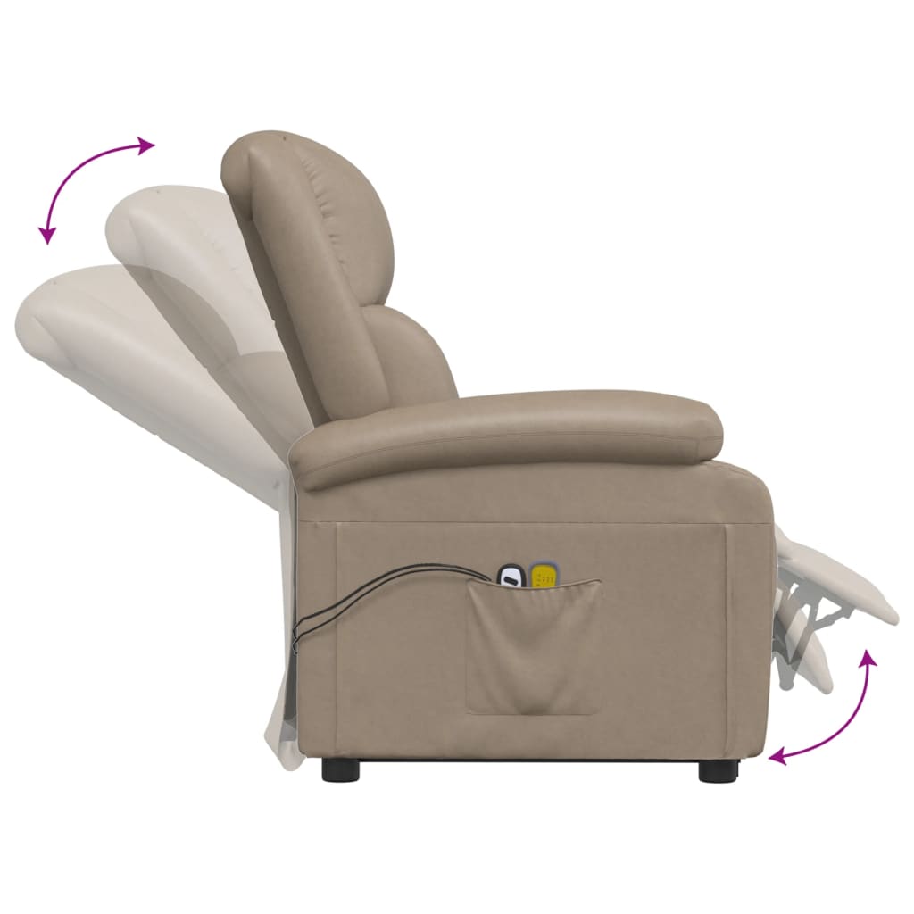 Fauteuil de massage Cappuccino Similicuir