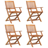 Ensemble à manger de jardin 5 pcs Bois d'acacia solide