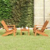 Ensemble de salon de jardin Adirondack 3 pcs bois acacia solide