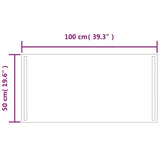 LED-Badezimmerspiegel 50x100 cm