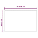 Miroir de salle de bain à LED 60x90 cm