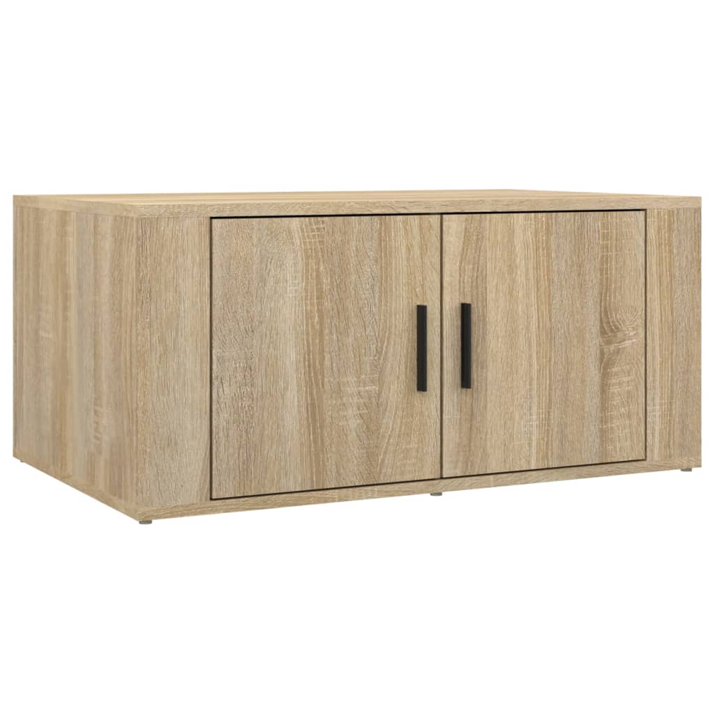 Table basse Chêne sonoma 80x50x36 cm Bois d'ingénierie