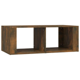 Table basse Chêne fumé 100x50x36 cm Bois d'ingénierie