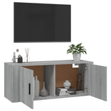 Meuble TV mural Sonoma gris 100x34,5x40 cm