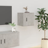 Concrete Grey Wall Mounted TV Cabinet 40x34.5x40 cm