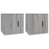 Meubles TV muraux 2 pcs Sonoma gris 40x34,5x40 cm