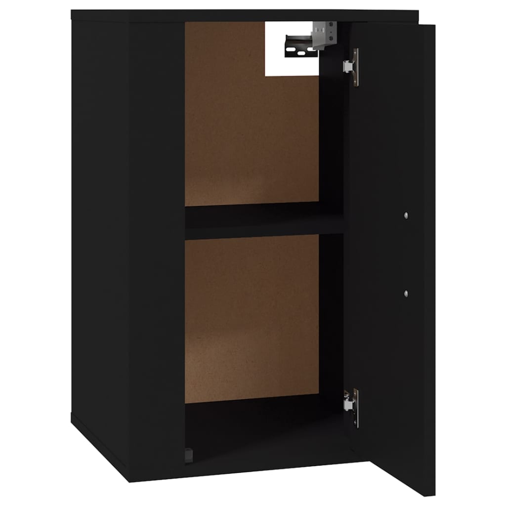 Wall mounted TV cabinets 2 pcs Black 40x34.5x60 cm