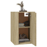 Wall-mounted TV cabinet Sonoma oak 40x34.5x60 cm