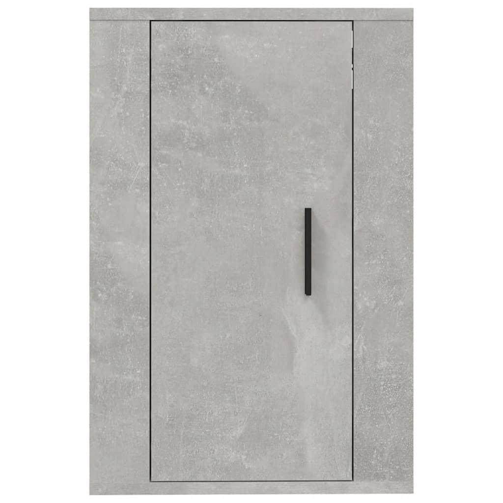 Meubles TV muraux 2 pcs Gris béton 40x34,5x60 cm