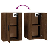 Meubles TV muraux 2 pcs Chêne marron 40x34,5x60 cm