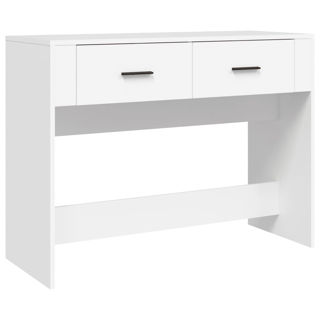 Console table White 100x39x75 cm Engineered wood