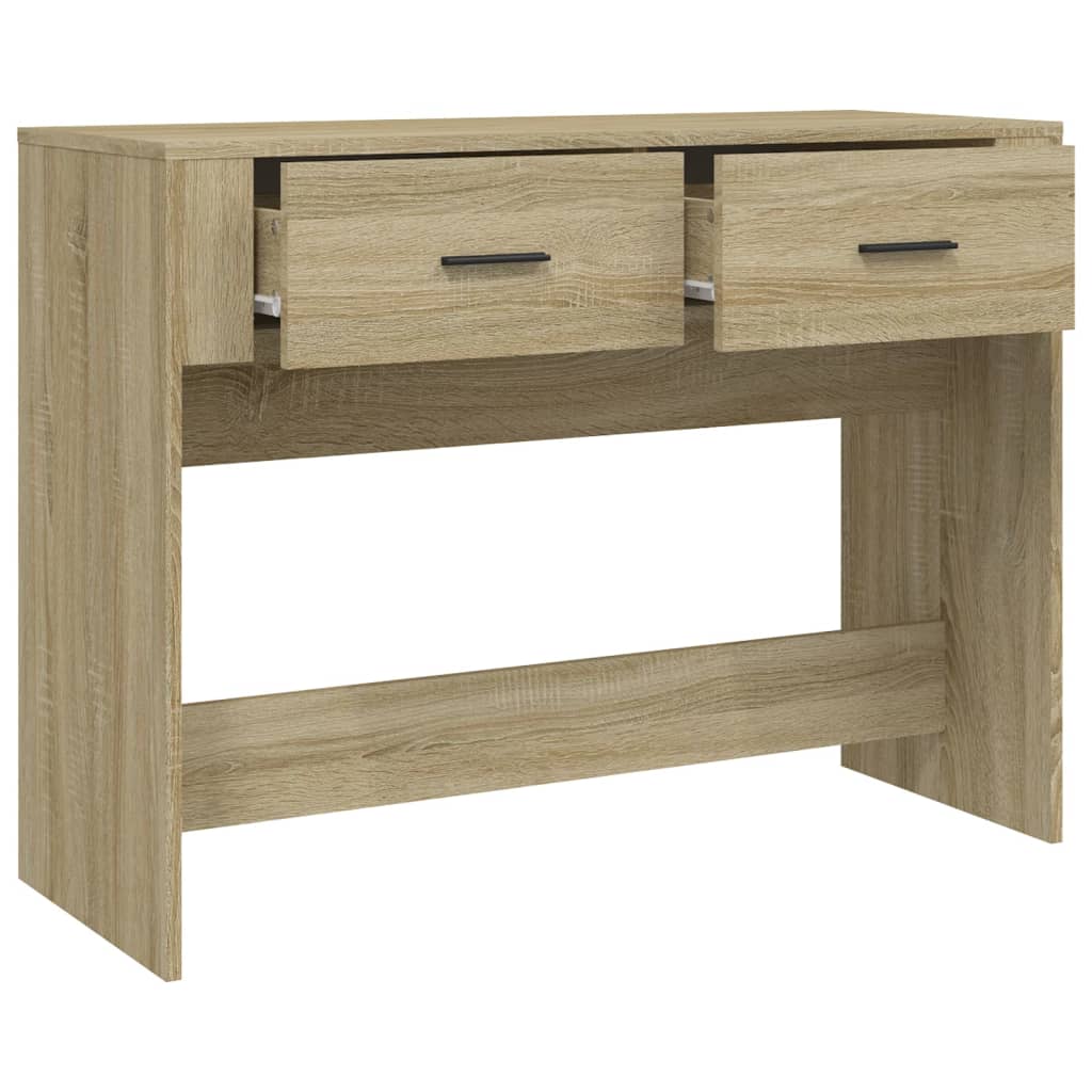 Table console Chêne sonoma 100x39x75 cm Bois d'ingénierie