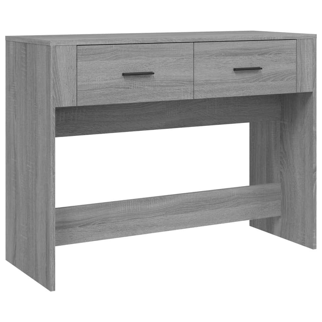 Table console Sonoma gris 100x39x75 cm Bois d'ingénierie