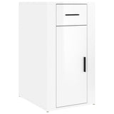 Armoire de bureau Blanc brillant 40x49x75 cm Bois d'ingénierie