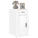 Armoire de bureau Blanc brillant 40x49x75 cm Bois d'ingénierie