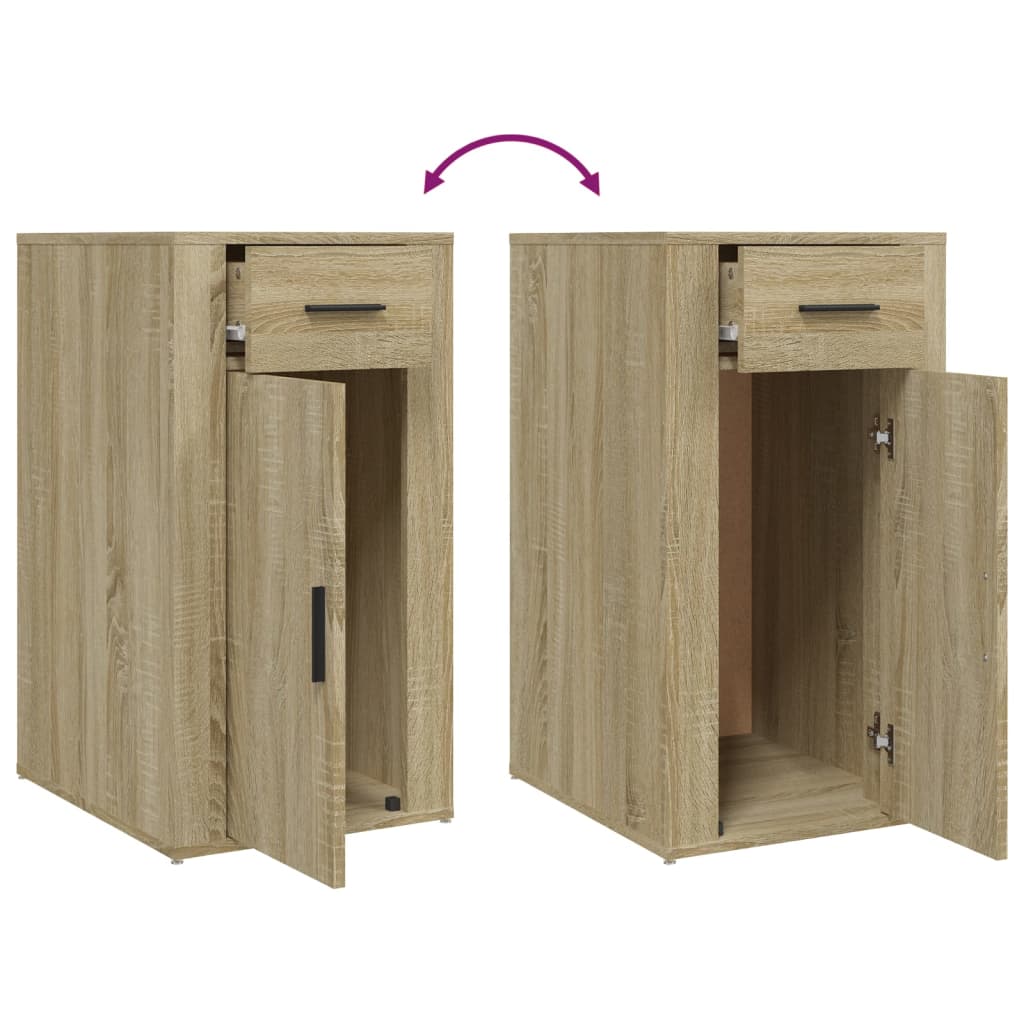 Office cabinet Sonoma oak 40x49x75 cm Engineered wood