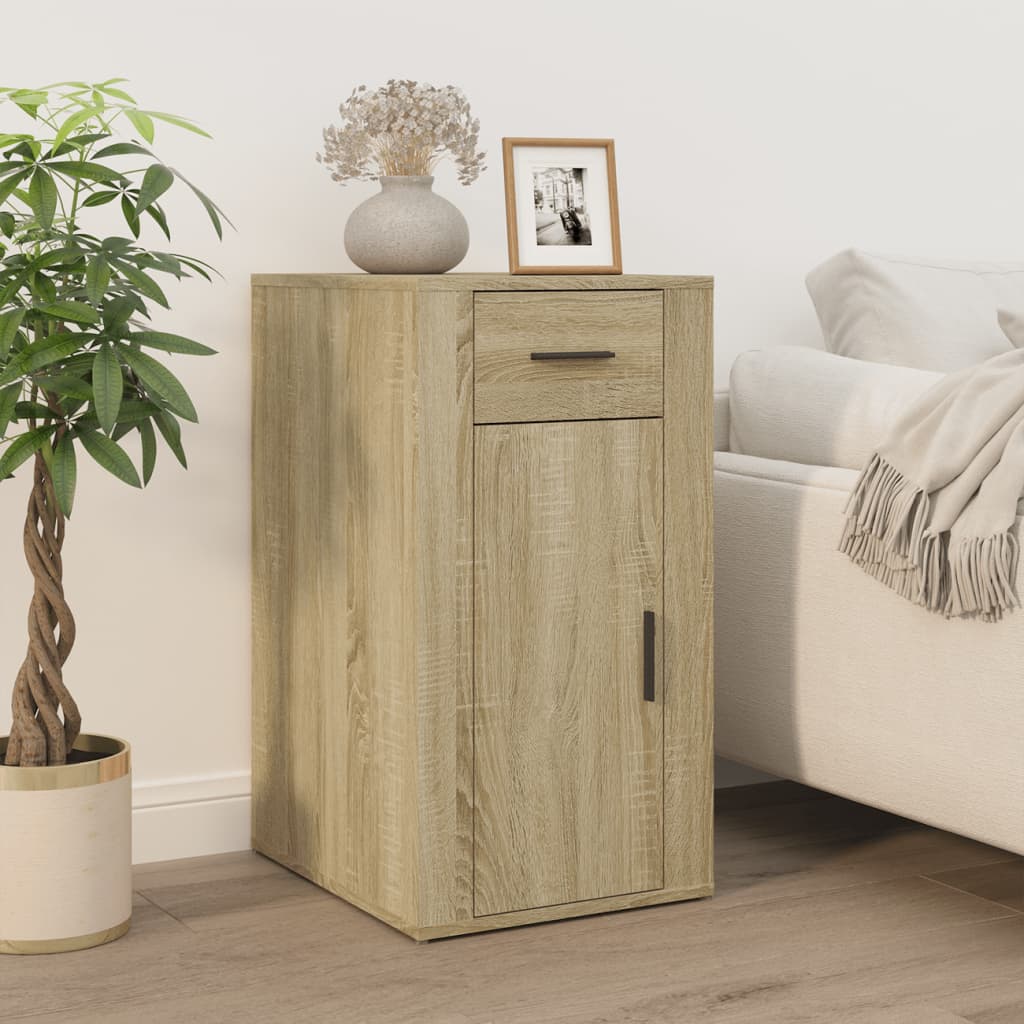 Office cabinet Sonoma oak 40x49x75 cm Engineered wood