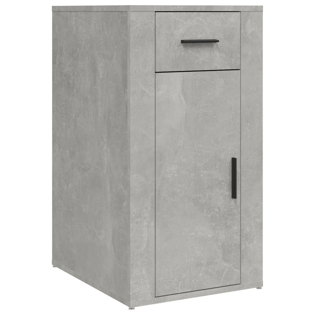 Armoire de bureau Gris béton 40x49x75 cm Bois d'ingénierie