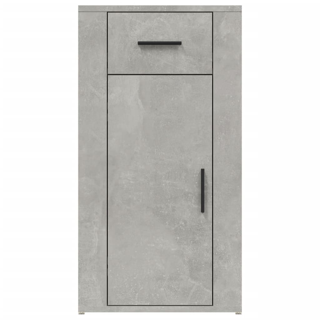 Armoire de bureau Gris béton 40x49x75 cm Bois d'ingénierie