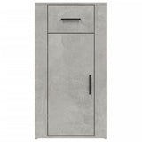 Armoire de bureau Gris béton 40x49x75 cm Bois d'ingénierie