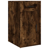 Armoire de bureau Chêne fumé 40x49x75 cm Bois d'ingénierie