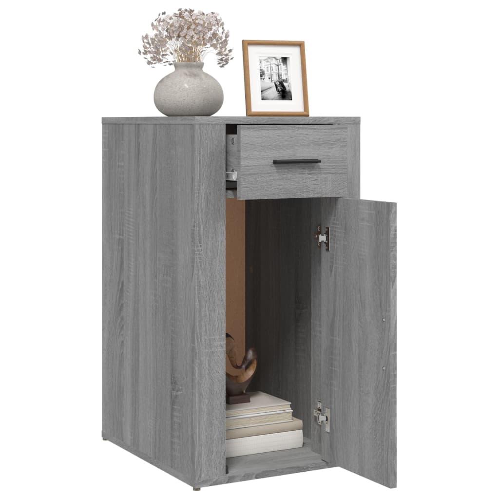 Armoire de bureau Sonoma gris 40x49x75 cm Bois d'ingénierie