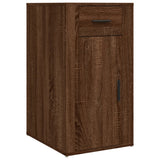 Armoire de bureau Chêne marron 40x49x75 cm Bois d'ingénierie