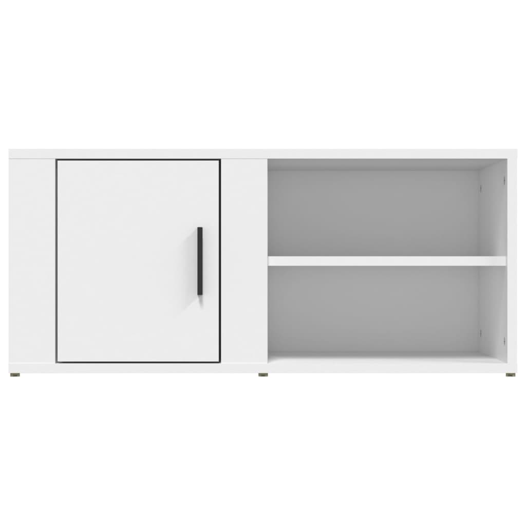 Meubles TV 2 pcs Blanc 80x31,5x36 cm Bois d'ingénierie