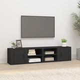 Meubles TV 2 pcs Noir 80x31,5x36 cm Bois d'ingénierie