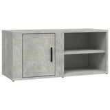 Meuble TV Gris béton 80x31,5x36 cm Bois d'ingénierie