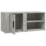 Meuble TV Gris béton 80x31,5x36 cm Bois d'ingénierie