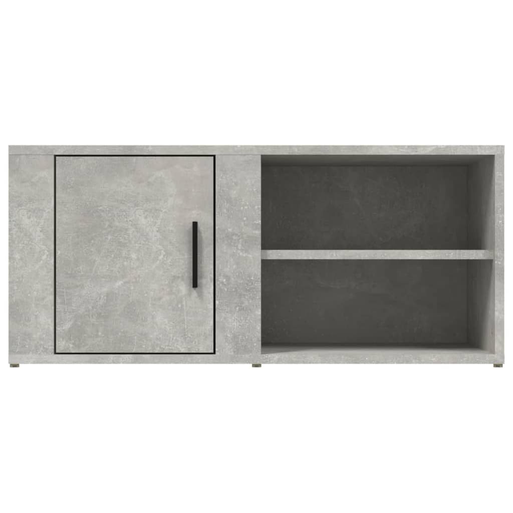 TV cabinet 2 pcs Concrete gray 80x31.5x36 cm Engineered wood