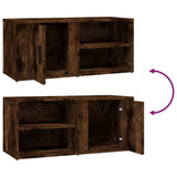 Meubles TV 2 pcs Chêne fumé 80x31,5x36 cm Bois d'ingénierie