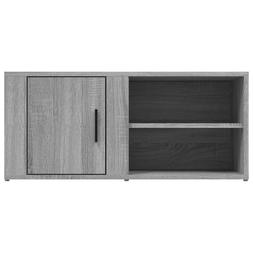 TV cabinet 2 pcs Sonoma gray 80x31.5x36 cm Engineered wood