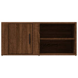 Meuble TV Chêne marron 80x31,5x36 cm Bois d'ingénierie