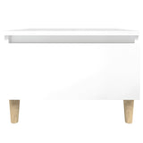 Side tables 2pcs Glossy white 50x46x35cm Engineered wood