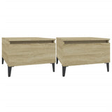 Side tables 2 pcs Sonoma oak 50x46x35 cm Engineered wood