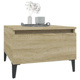 Side tables 2 pcs Sonoma oak 50x46x35 cm Engineered wood