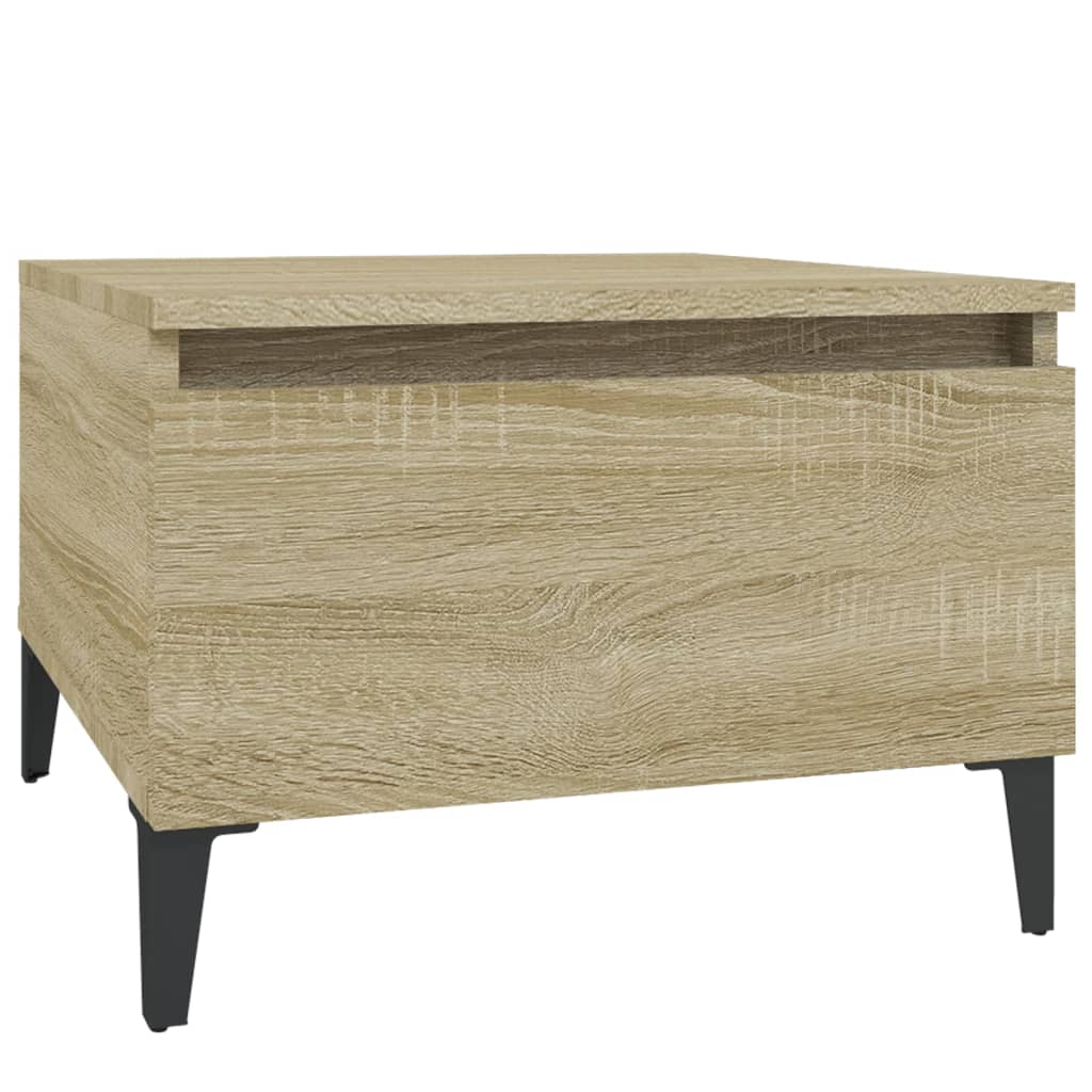 Side tables 2 pcs Sonoma oak 50x46x35 cm Engineered wood