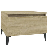 Side tables 2 pcs Sonoma oak 50x46x35 cm Engineered wood