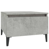 Concrete Grey Side Table 50x46x35 cm Engineered Wood