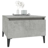 Side tables 2 pcs Concrete grey 50x46x35 cm Engineered wood