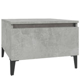 Side tables 2 pcs Concrete grey 50x46x35 cm Engineered wood