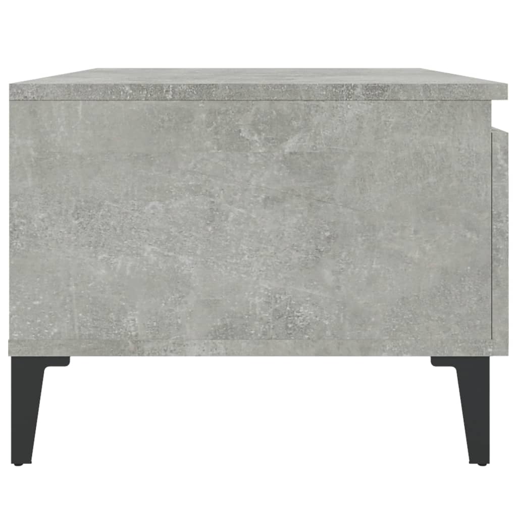 Side tables 2 pcs Concrete grey 50x46x35 cm Engineered wood