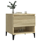 Side tables 2 pcs Sonoma oak 50x46x50 cm Engineered wood