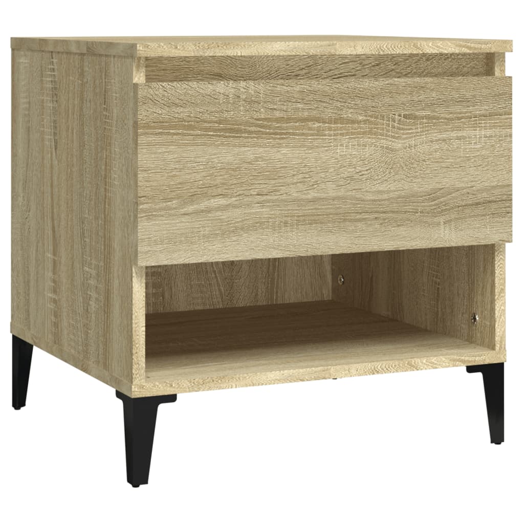 Side tables 2 pcs Sonoma oak 50x46x50 cm Engineered wood