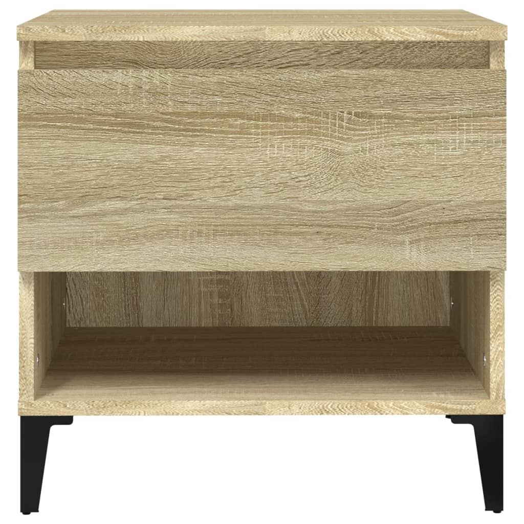 Side tables 2 pcs Sonoma oak 50x46x50 cm Engineered wood