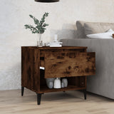 Side table Smoked oak 50x46x50 cm Engineered wood