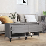 Side tables 2 pcs Sonoma gray 50x46x50 cm Engineered wood